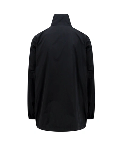 Shop Balenciaga Recycled Nylon Jacket With Frontal Print