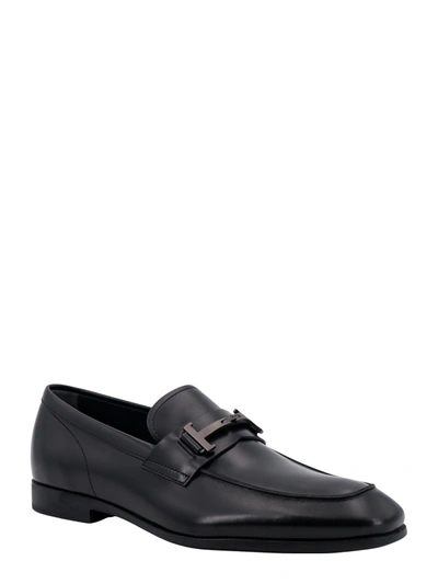 Shop Tod's Leather Loafer With Iconic Horsebit
