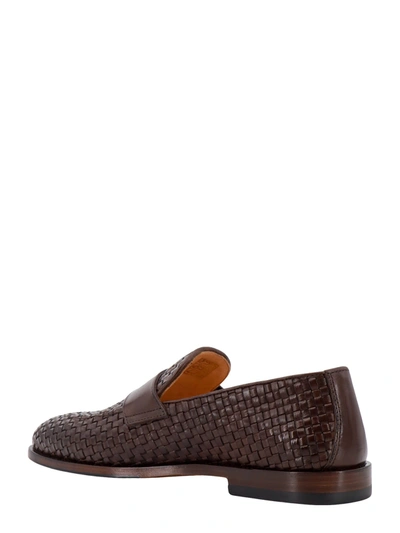 Shop Brunello Cucinelli Braided Leather Loafer