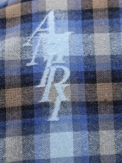 Shop Amiri Plaid Shirt With  Pattern