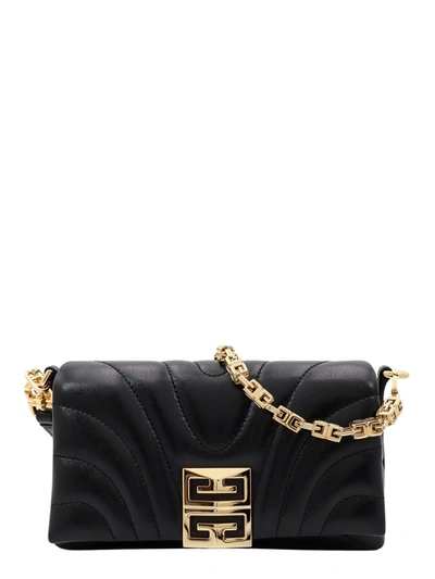 Shop Givenchy Matelassé Leather Shoulder Bag With Frontal 4g Buckle