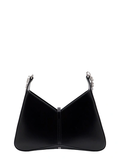 Shop Givenchy Leather Shoulder Bag With Logo Print