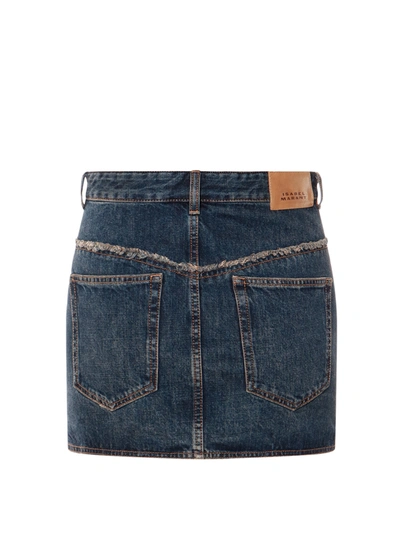 Shop Isabel Marant Denim Mini Skirt