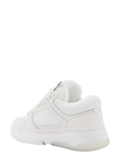 Shop Amiri Mesh And Leather Sneakers