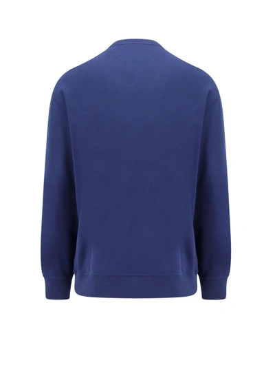Shop Brunello Cucinelli Cotton Sweatshirt With Embroidered Logo
