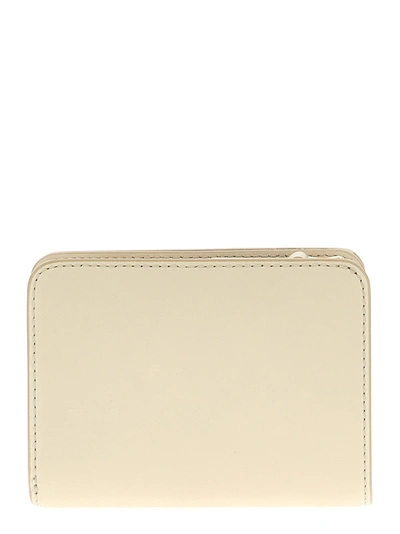 Shop Marc Jacobs The J Marc Mini Compact Wallets, Card Holders White