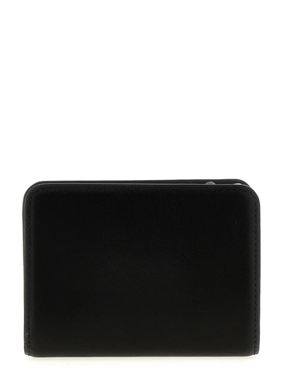 Shop Marc Jacobs The J Marc Mini Compact Wallets, Card Holders Black