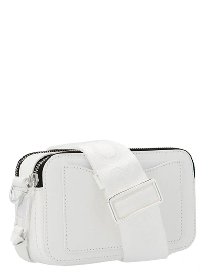 Shop Marc Jacobs The Snapshot Dtm Crossbody Bags White
