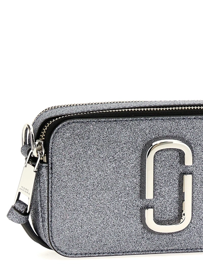 Shop Marc Jacobs The Snapshot Crossbody Bags Silver