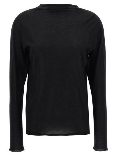 Shop Fabiana Filippi V-neck Sweater Sweater, Cardigans Black