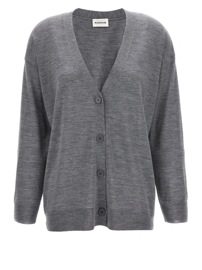 Shop P.a.r.o.s.h Wool Blend Cardigan Sweater, Cardigans Gray