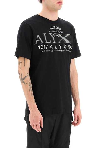 Shop Alyx 1017  9sm Collection Logo T-shirt In Black