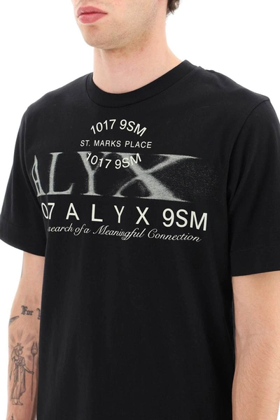 Shop Alyx 1017  9sm Collection Logo T-shirt In Black