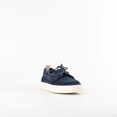 Shop Alexander Hotto Boat Moccasin In Blue