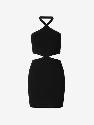 Shop Alexander Wang Cut Out Mini Dress In Black