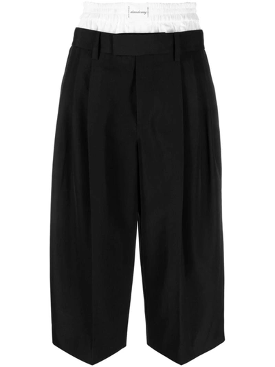 Shop Alexander Wang Trousers In Black
