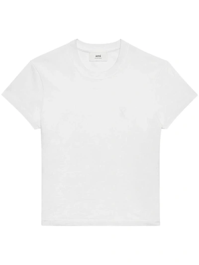 Shop Ami Alexandre Mattiussi Ami T-shirts And Polos In White