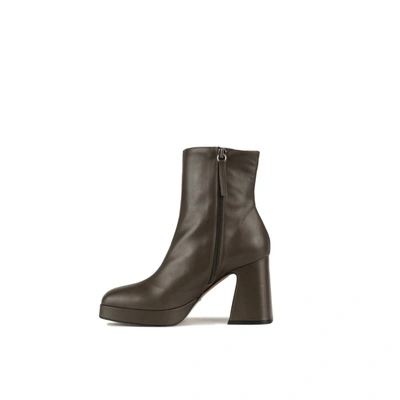 Shop Angel Alarcon Wide-heeled Ankle Boot In Green