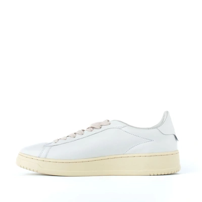 Shop Autry Dallas Total White Leather Sneakers
