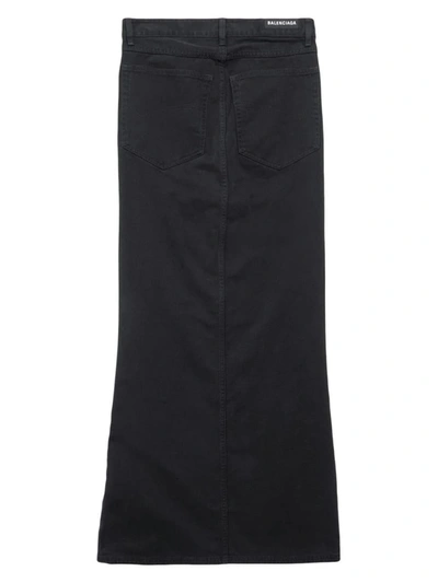Shop Balenciaga Skirts In Peach Pitch Black