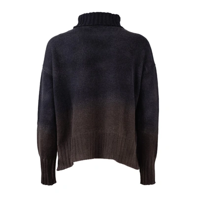 Baserange Base Airbrushed Shaded Turtleneck Sweater In Multicolor