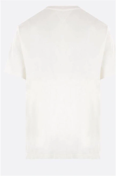 Shop Bottega Veneta T-shirts And Polos In Chalk White