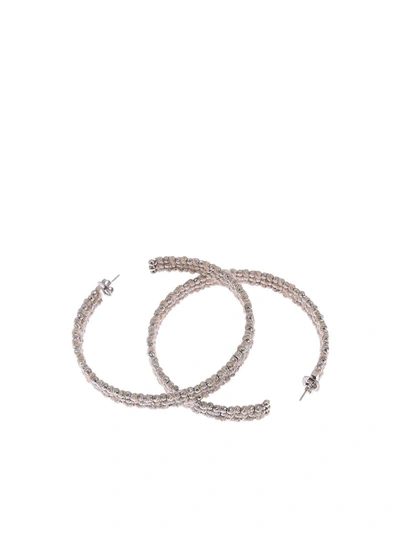 Shop Brunello Cucinelli Earrings In Silver