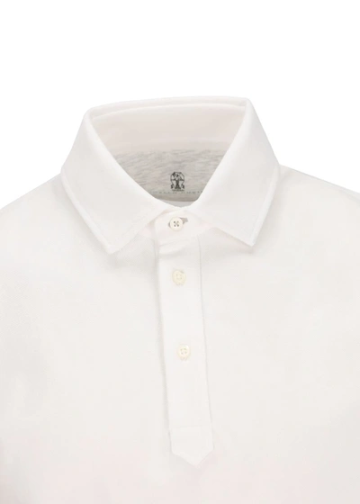 Shop Brunello Cucinelli T-shirt And Polo In White