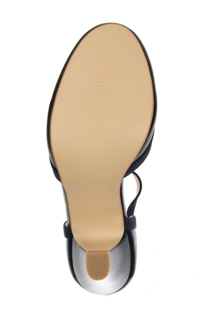 Journee Collection Olina T-strap Pump In Navy