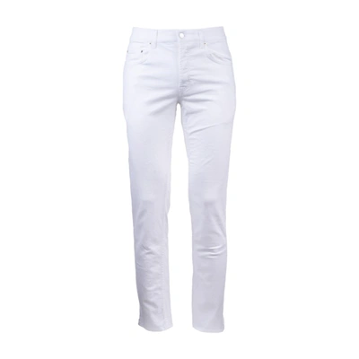 Department Five Department 5 Man Denim Pants White Size 32 Cotton In White