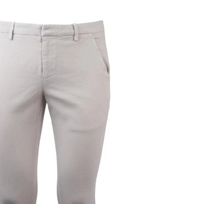 Shop Dondup Gaubert Slim Pleat Pants In Cotton In White