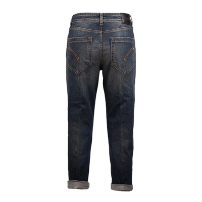 Dondup Koons Loose Velvet Pants In Blue