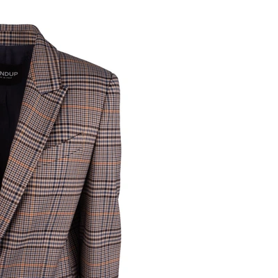 Shop Dondup Prince Of Wales Single-breasted Blazer In Multicolor