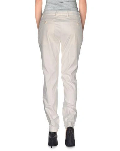 Shop Jean Paul Gaultier Casual Pants In White