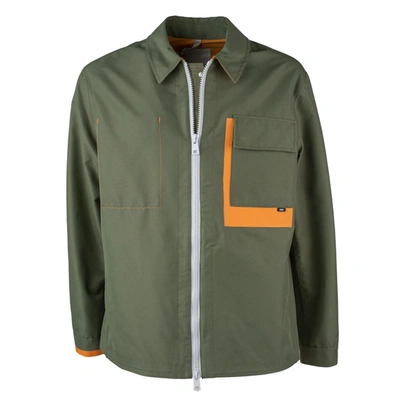 Shop Duno Burano Jacket In Green Technical Fabric