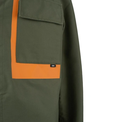 Shop Duno Burano Jacket In Green Technical Fabric