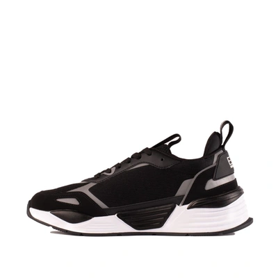 Shop Ea7 Emporio Armani Ace Runner Sneakers In Black