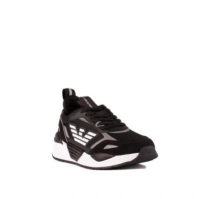 Shop Ea7 Emporio Armani Ace Runner Sneakers In Black