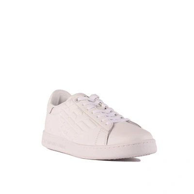 Shop Ea7 Emporio Armani Classic Cc Sneakers In White