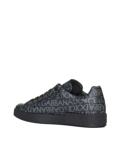 Shop Dolce & Gabbana Sneakers In Nero Grigio