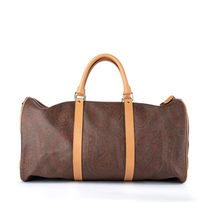 Shop Etro Arnica Travel Bag In Brown