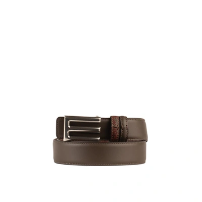 Shop Etro Reversible Paisley Belt In Red