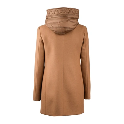 Shop Fay Toggle Coat In Brown