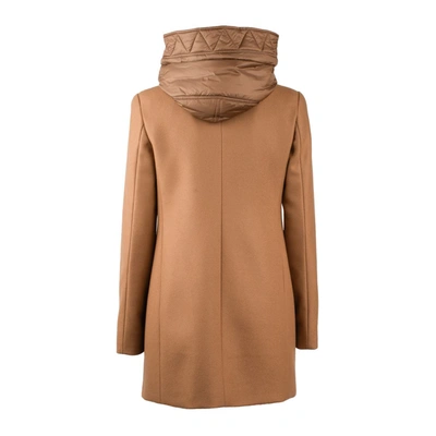 Fay Toggle Coat In Brown