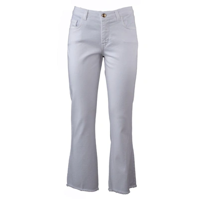 Shop Fay White 5-pocket Denim Pants