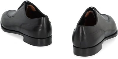 Shop Edward Green Leather Lace-up Shoes In Black