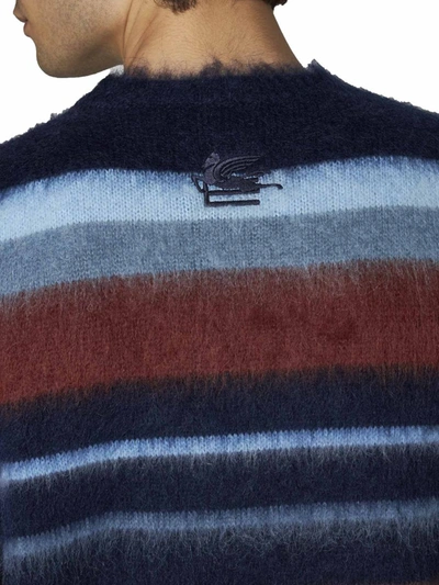 Shop Etro Sweaters In Blue