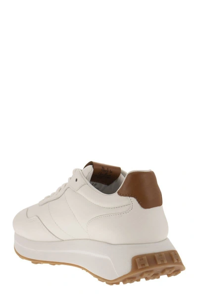 Shop Hogan H641 - Leather Trainers In White
