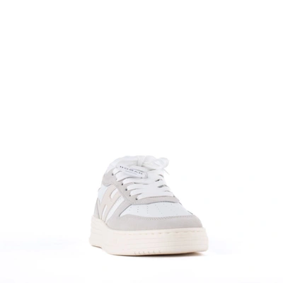 Shop Hogan Sneakers H630 Silver Ivory In White