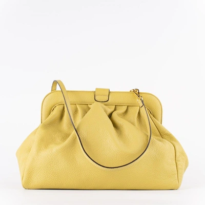 Shop I Oe F Robby Handbag In Vinegrette Leather In Yellow